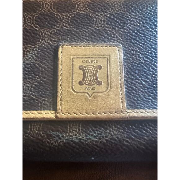 Celine Macadam Leather & PVC Long Snap Wallet Women's Luxury and Vintage - Picture 9 of 9